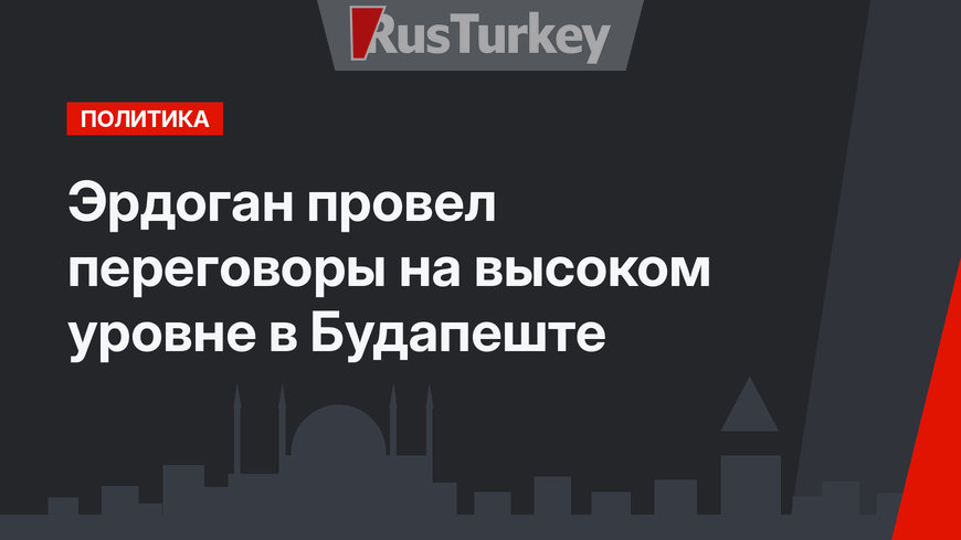 Эрдоган провел переговоры на высоком уровне в Будапеште