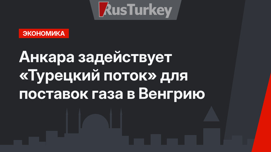 Анкара задействует «Турецкий поток» для поставок газа в Венгрию