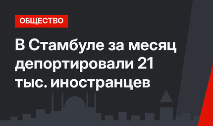 В Стамбуле за месяц  депортировали 21 тыс. иностранцев