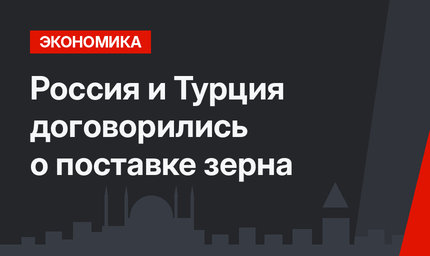 Россия и Турция договорились о поставке зерна