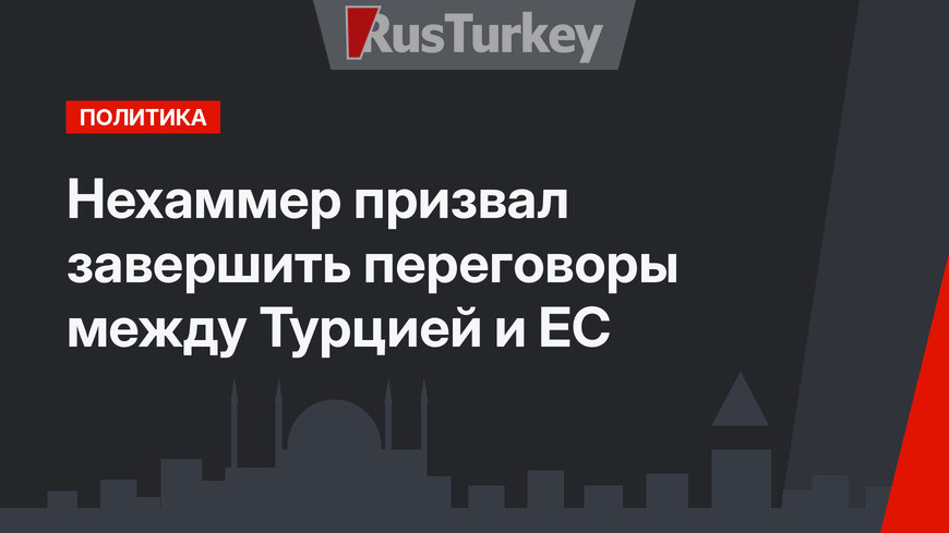 Нехаммер призвал завершить переговоры между Турцией и ЕС
