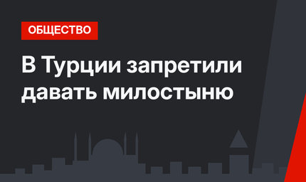 В Турции запретили давать милостыню