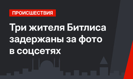 Три жителя Битлиса задержаны за фото в соцсетях
