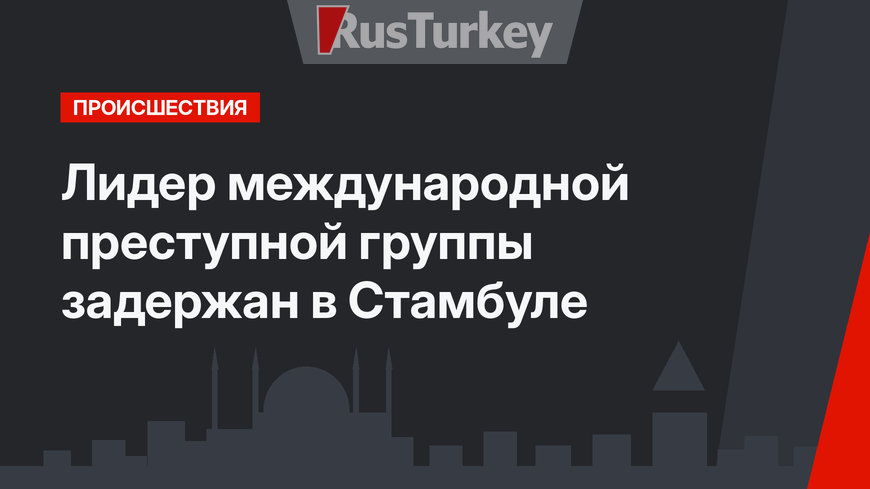 Лидер международной преступной группы задержан в Стамбуле