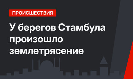 У берегов Стамбула  произошло землетрясение