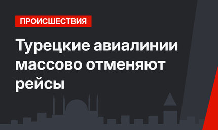 Турецкие авиалинии массово отменяют рейсы