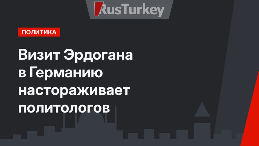 Визит Эрдогана в Германию настораживает политологов
