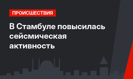 В Стамбуле повысилась сейсмическая активность