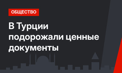 В Турции подорожали ценные документы
