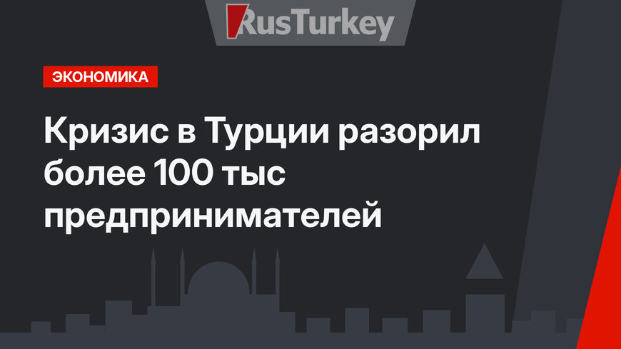 Кризис в Турции разорил более 100 тыс  предпринимателей