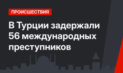В Турции задержали 56 международных преступников