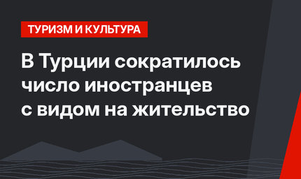 В Турции сократилось число иностранцев с видом на жительство
