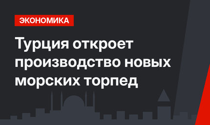Турция откроет производство новых морских торпед