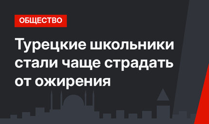 Турецкие школьники стали чаще страдать от ожирения
