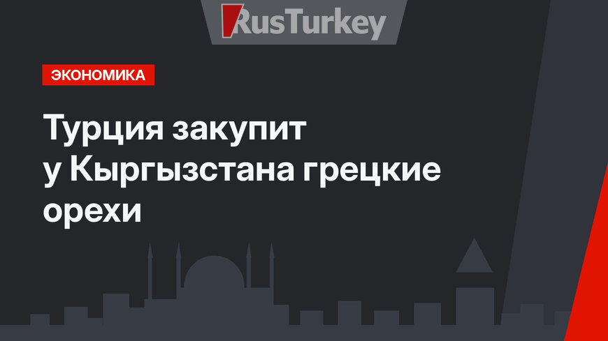 Турция закупит у Кыргызстана грецкие орехи