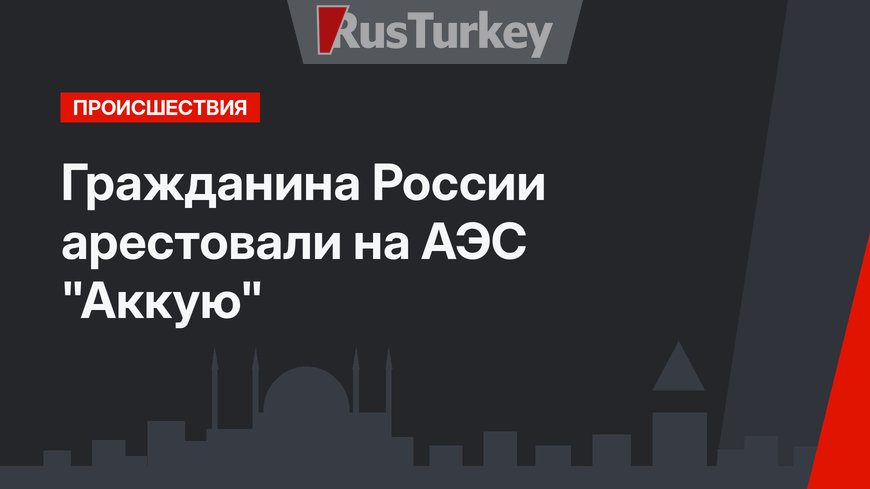 Гражданина России арестовали на АЭС "Аккую"