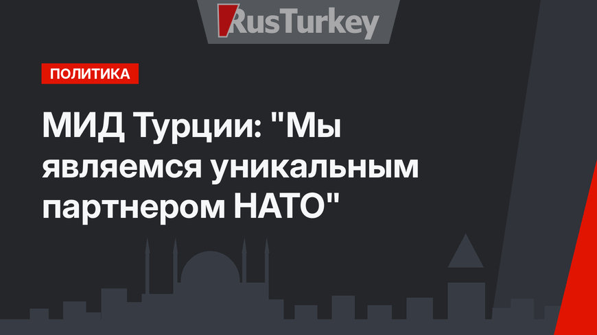 МИД Турции: "Мы являемся уникальным партнером НАТО"