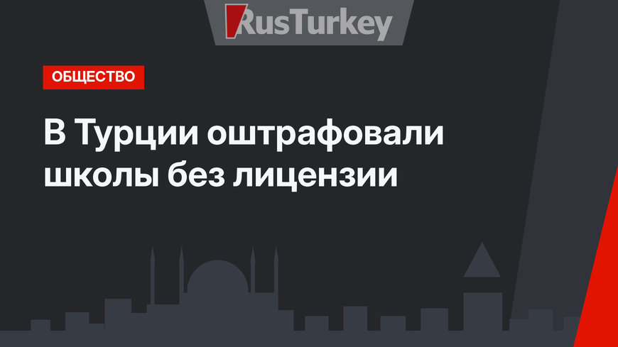 В Турции оштрафовали школы без лицензии