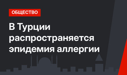 В Турции распространяется эпидемия аллергии