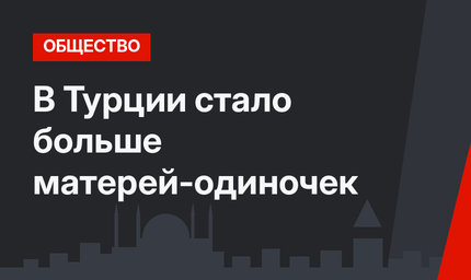 В Турции стало больше матерей-одиночек