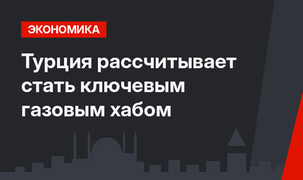 Турция рассчитывает стать ключевым газовым хабом