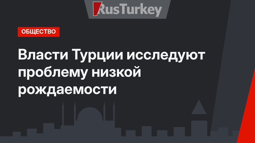 Власти Турции исследуют проблему низкой рождаемости