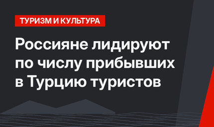 Россияне лидируют по числу прибывших в Турцию туристов