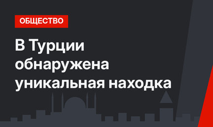 В Турции обнаружена уникальная находка