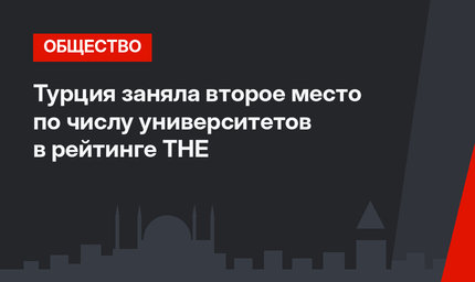 Турция заняла второе место по числу университетов в рейтинге THE
