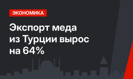 Экспорт меда из Турции вырос на 64%