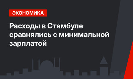 Расходы в Стамбуле сравнялись с минимальной зарплатой