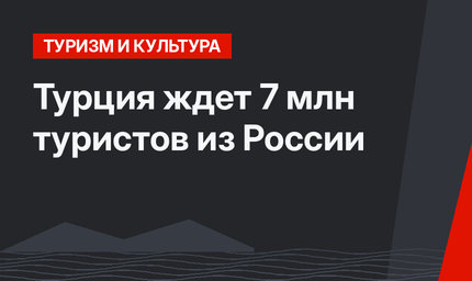 Турция ждет 7 млн туристов из России
