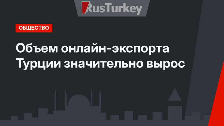 Объем онлайн-экспорта Турции значительно вырос