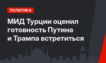 МИД Турции оценил готовность Путина и Трампа встретиться